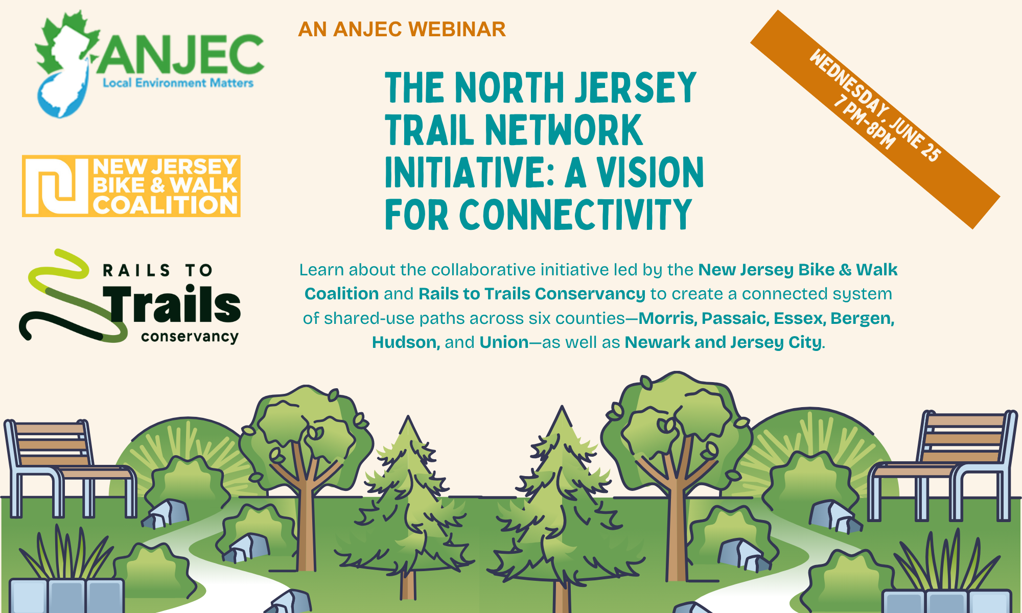 North Jersey Trail Network Initiative background image