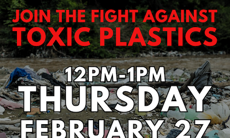 Hour of Action: Fight against Toxic Plastic Waste background image