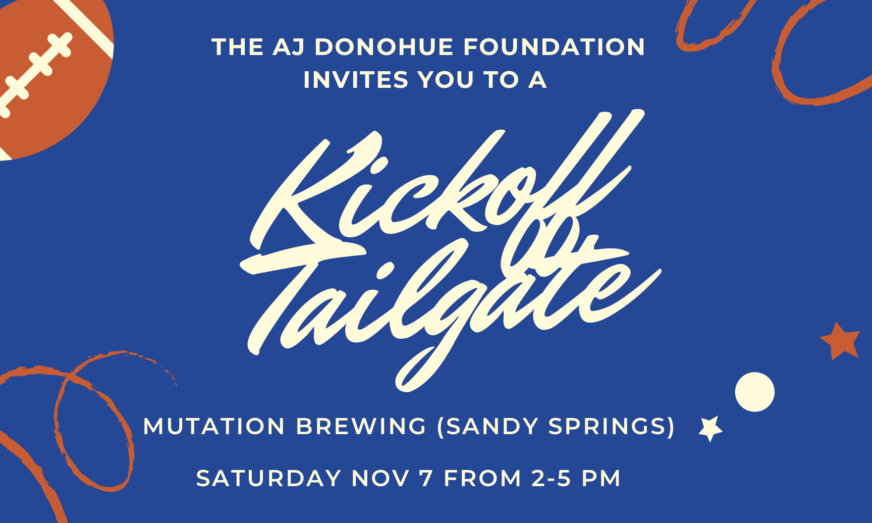Team AJ's Kickoff Tailgate background image