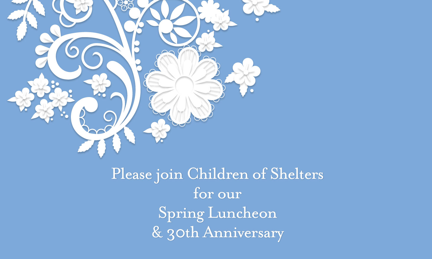 COS 8th Annual Spring Luncheon & 30th Anniversary background image