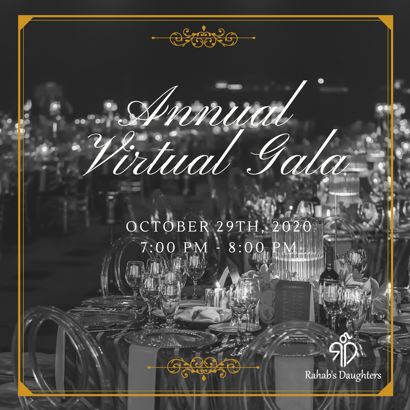 Annual Virtual Gala with Rahab's Daughters background image