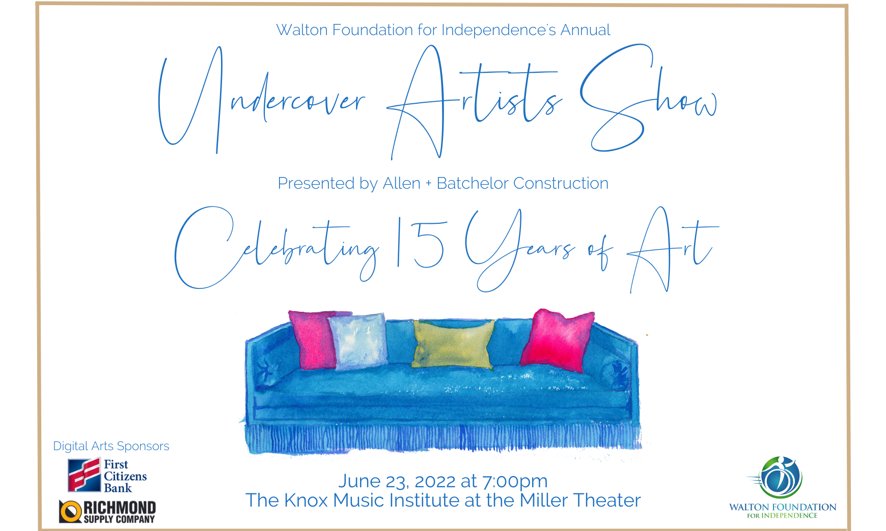 15th Annual Undercover Artists Show background image