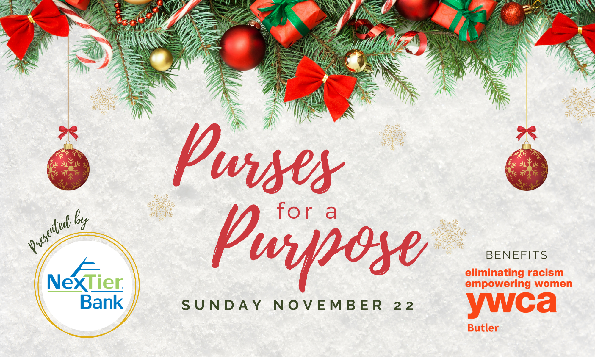 Purses For A Purpose 2026 presented by NexTier Bank background image