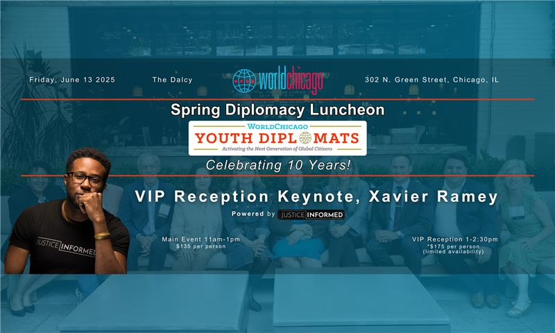 2025 WorldChicago Spring Diplomacy Luncheon - Tickets Sales Have Closed background image