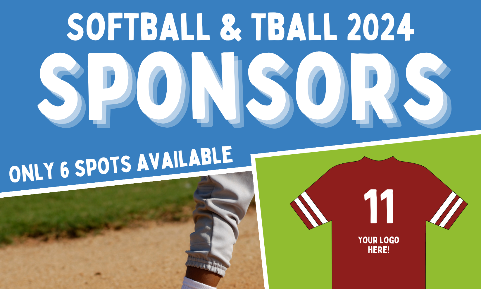 Softball & Tball 2024 Sponsorship by Boys & Girls Club of the Arkansas