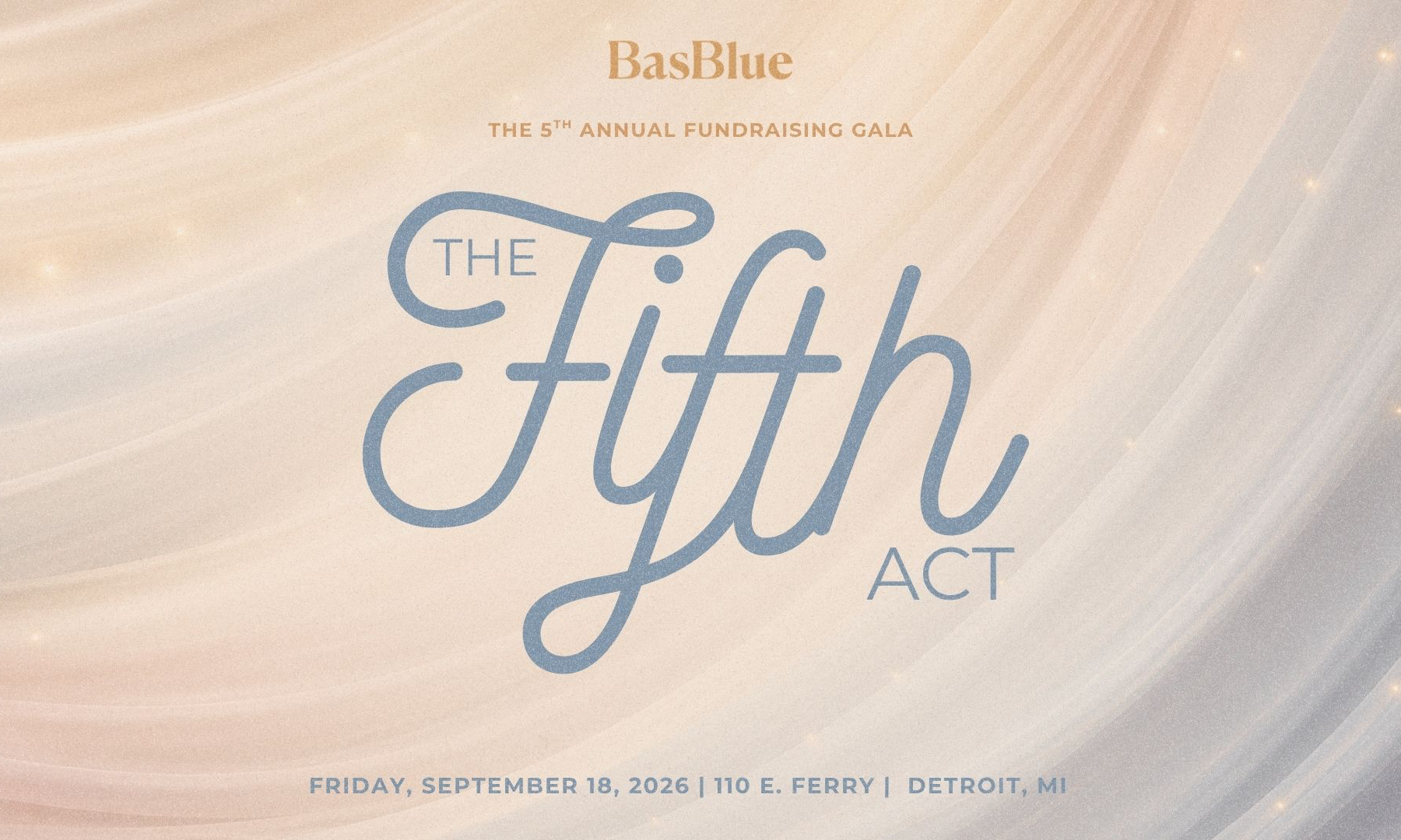 BasBlue 2026 Annual Gala | The Fifth Act background image