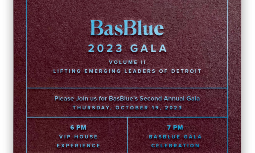 BasBlue 2023 Gala | Volume II: Lifting Emerging Leaders of Detroit background image