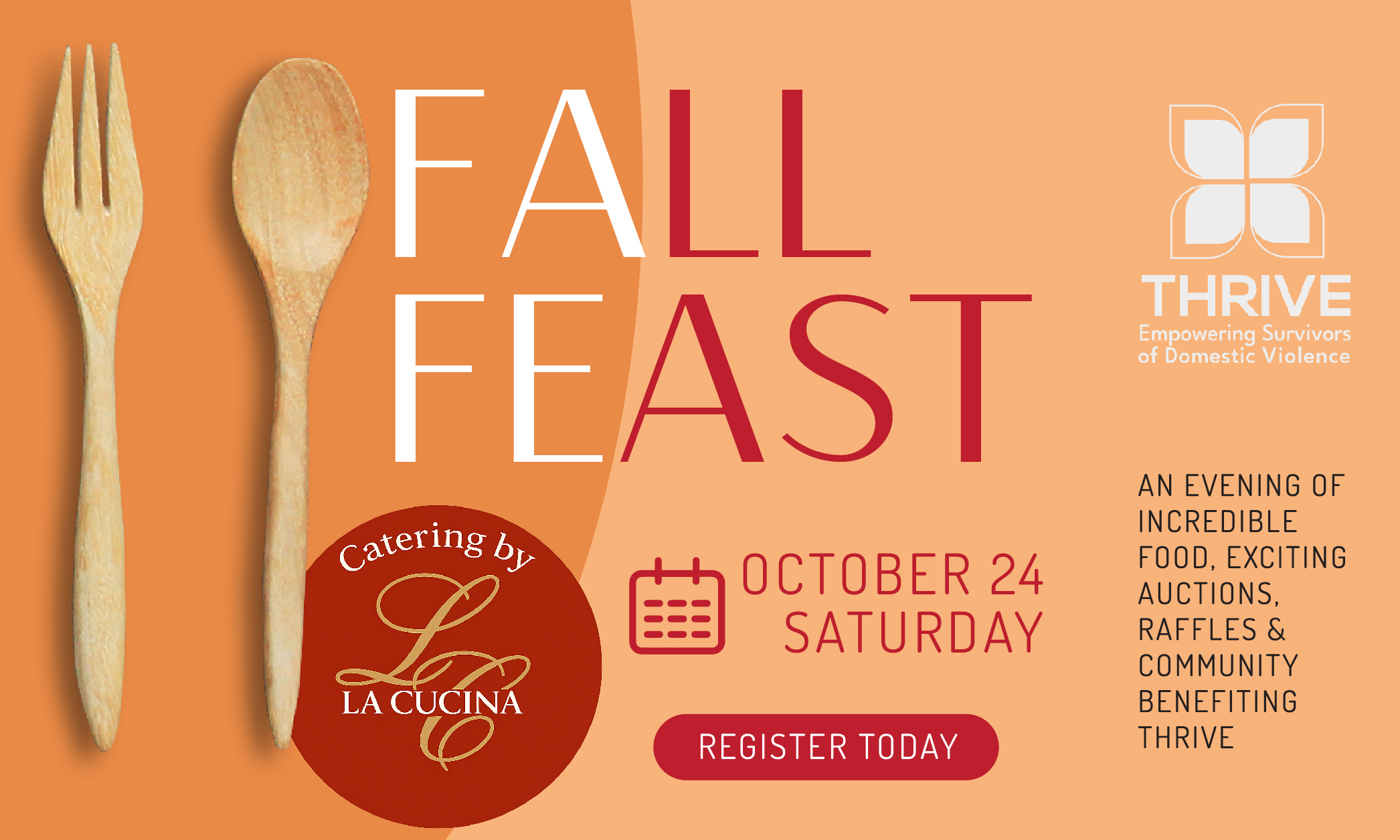 Thrive's Annual Fall Fundraiser   background image
