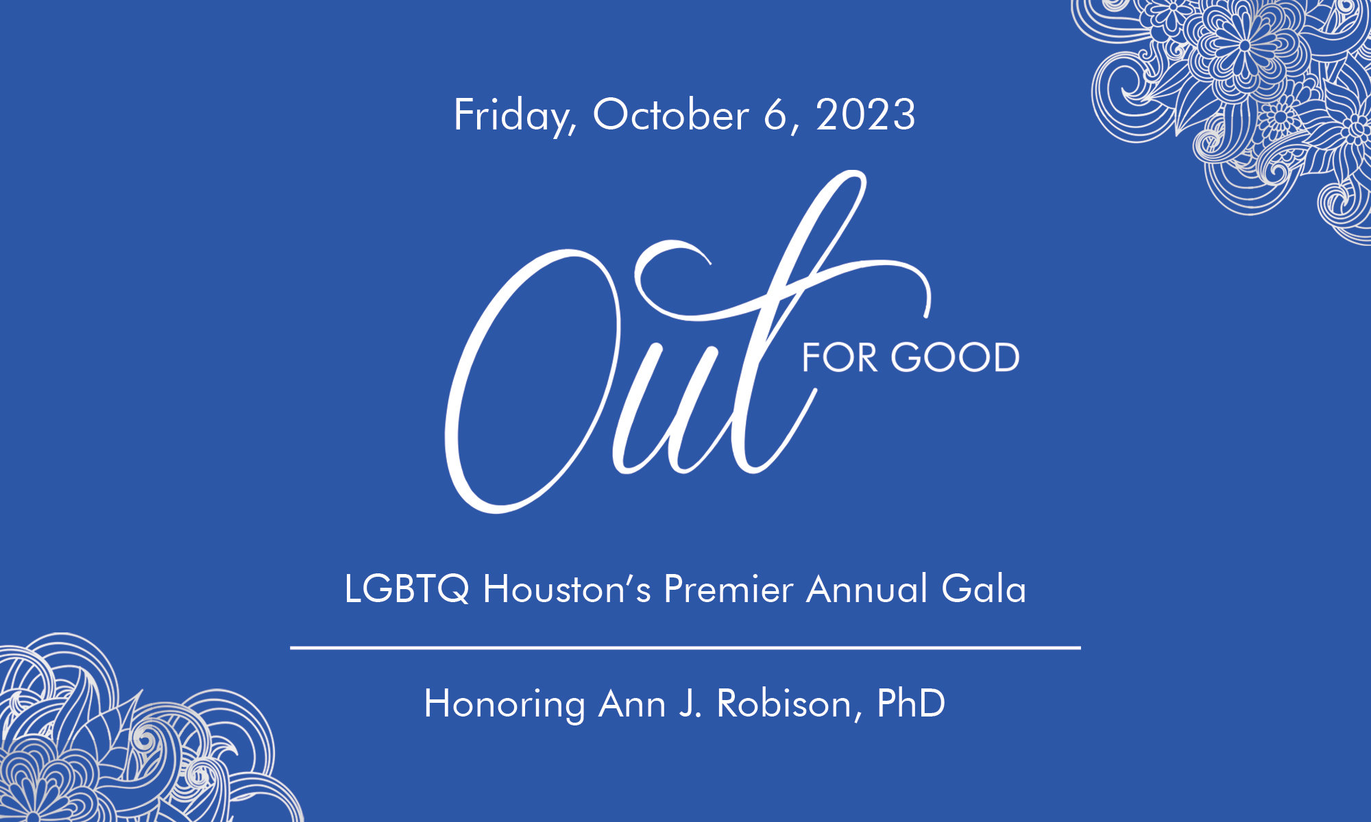 Out for Good Gala 2023 background image