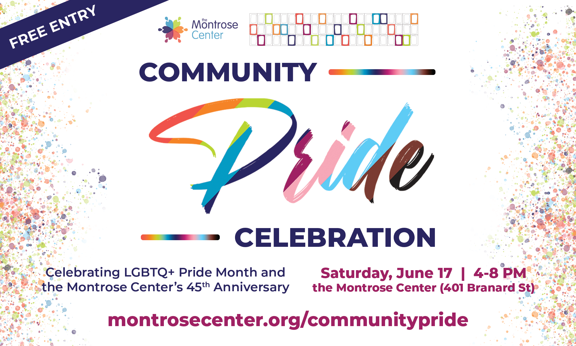 Community Pride Celebration background image