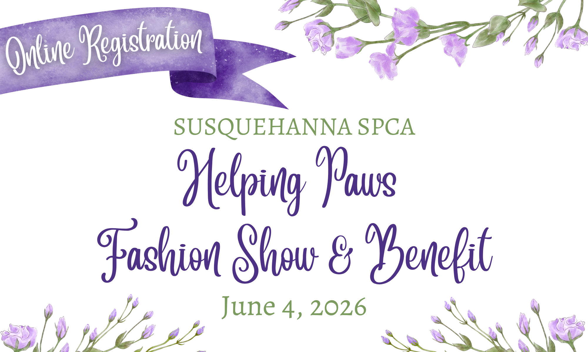 Helping Paws Fashion Show & Benefit 2026 background image