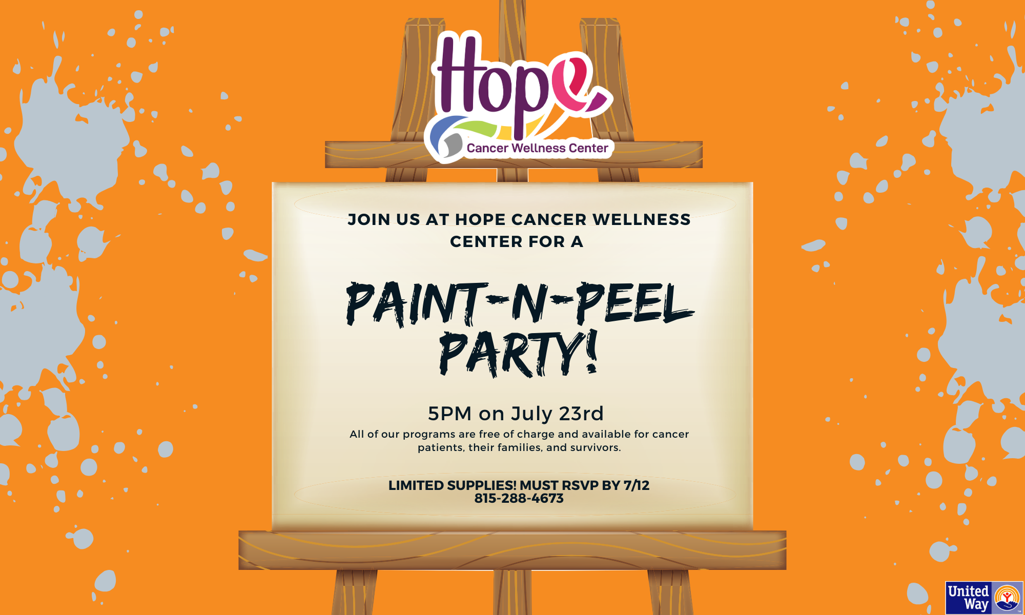 Paint-N-Peel Party background image