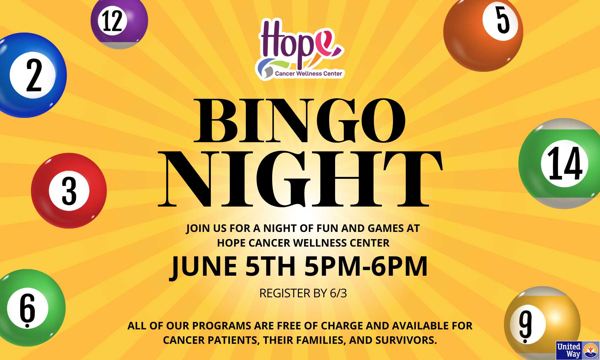 Bingo Night - June background image