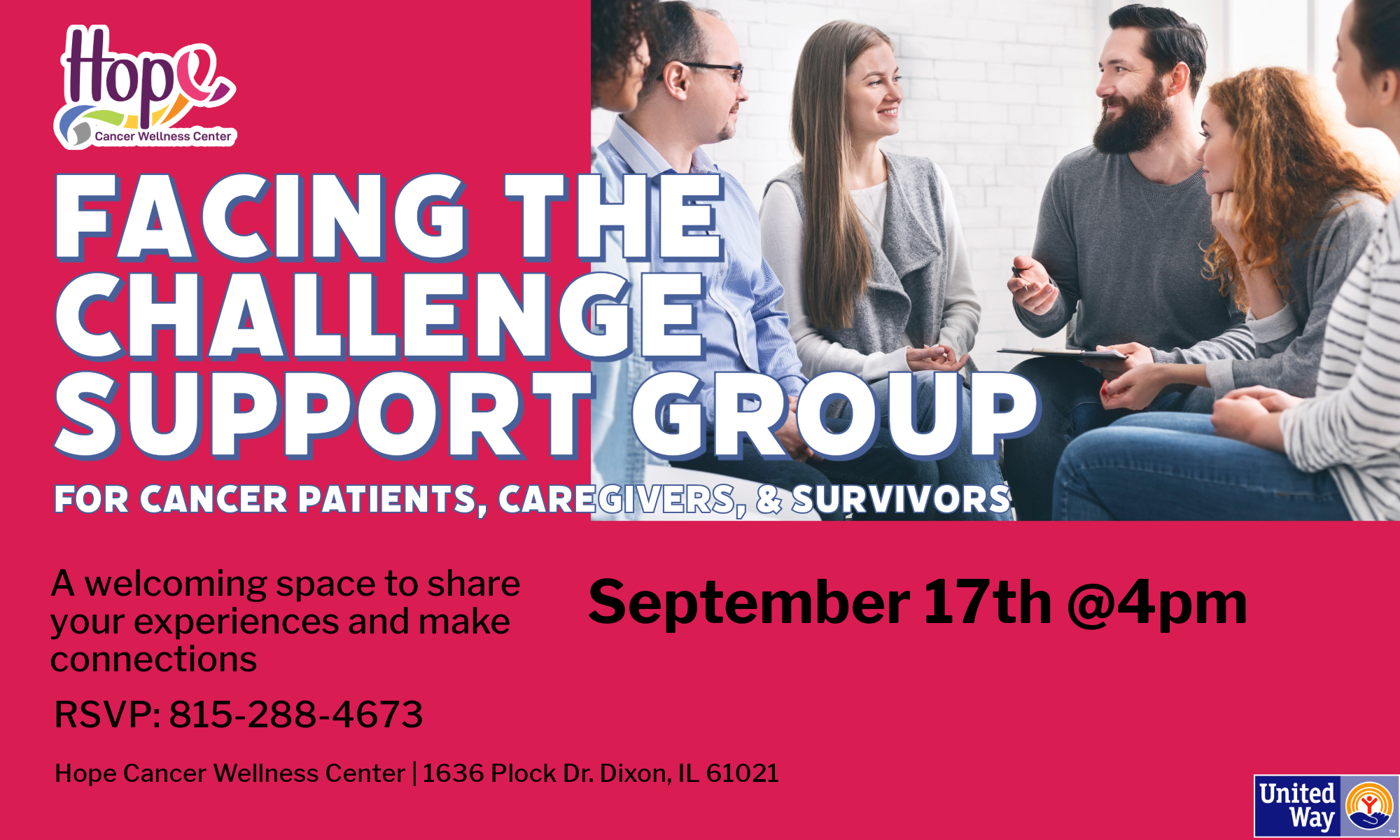 Facing The Challenge Support Group September background image