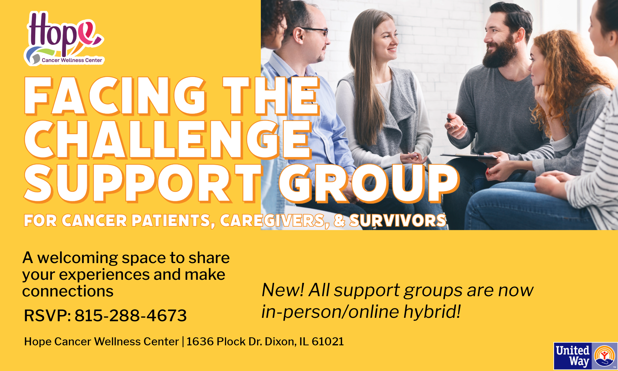 Facing The Challenge Support Group June background image