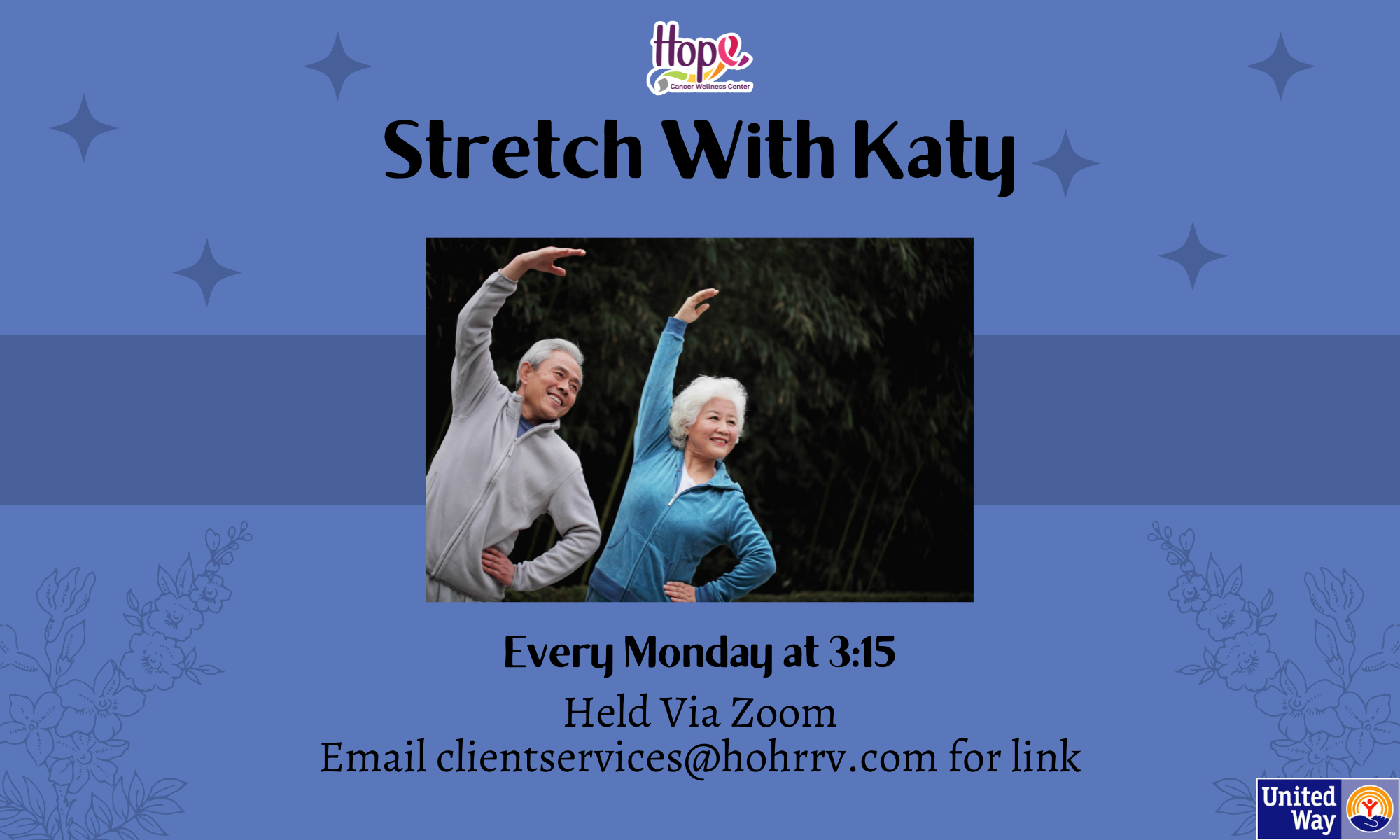 Stretch With Katy - August Dates background image