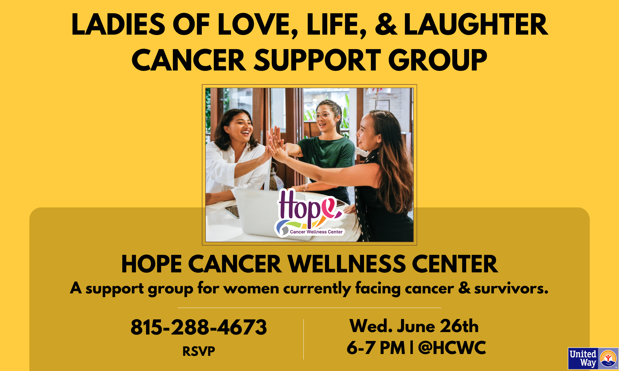 Ladies Of Love, Life & Laughter Support Group June (Hybrid) background image