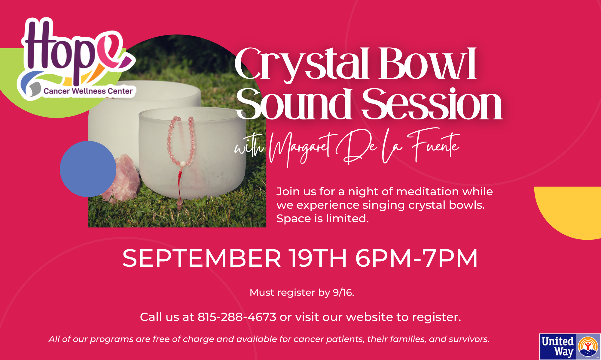 Crystal Bowl Sound Session background image