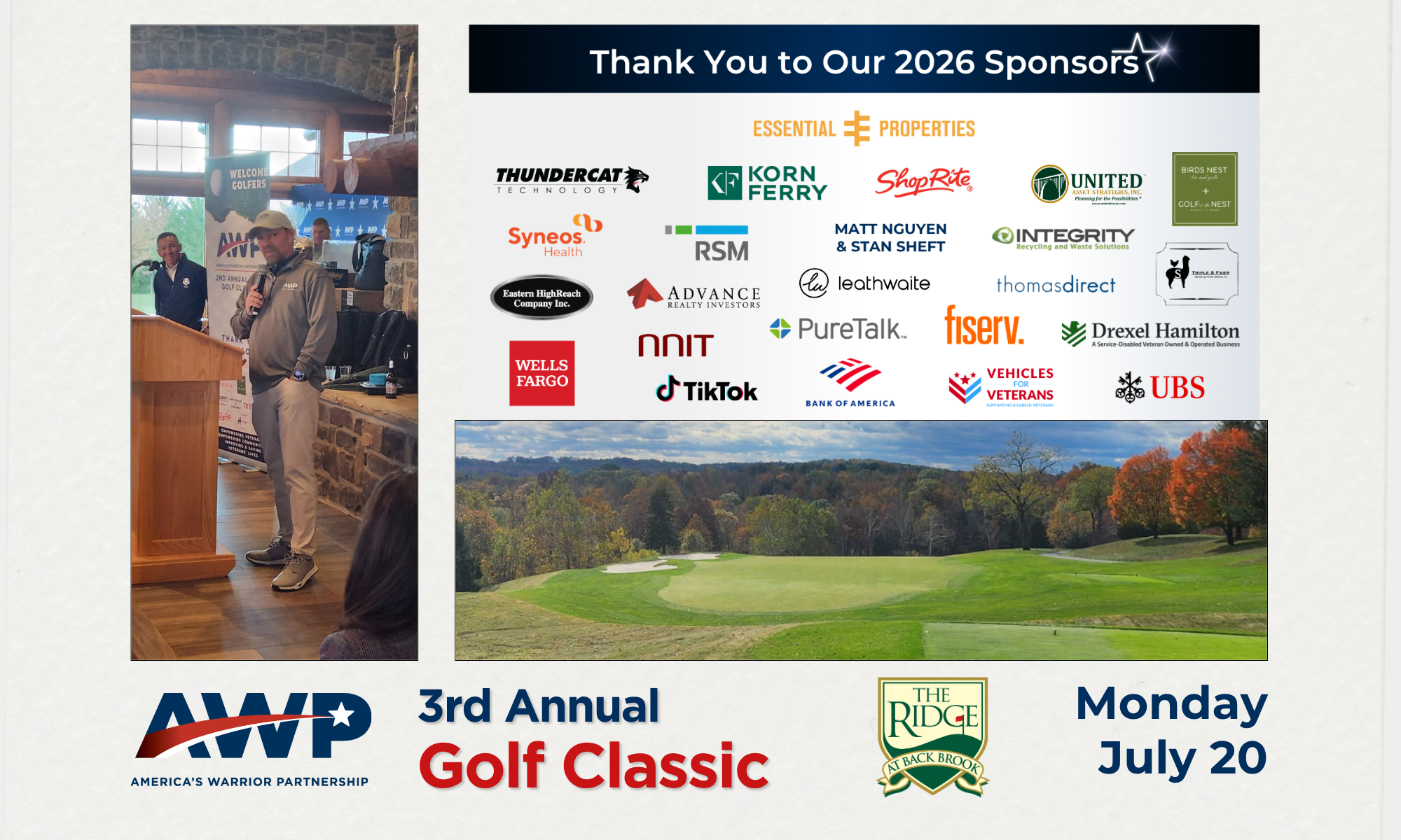 AWP Golf Classic 2026 background image