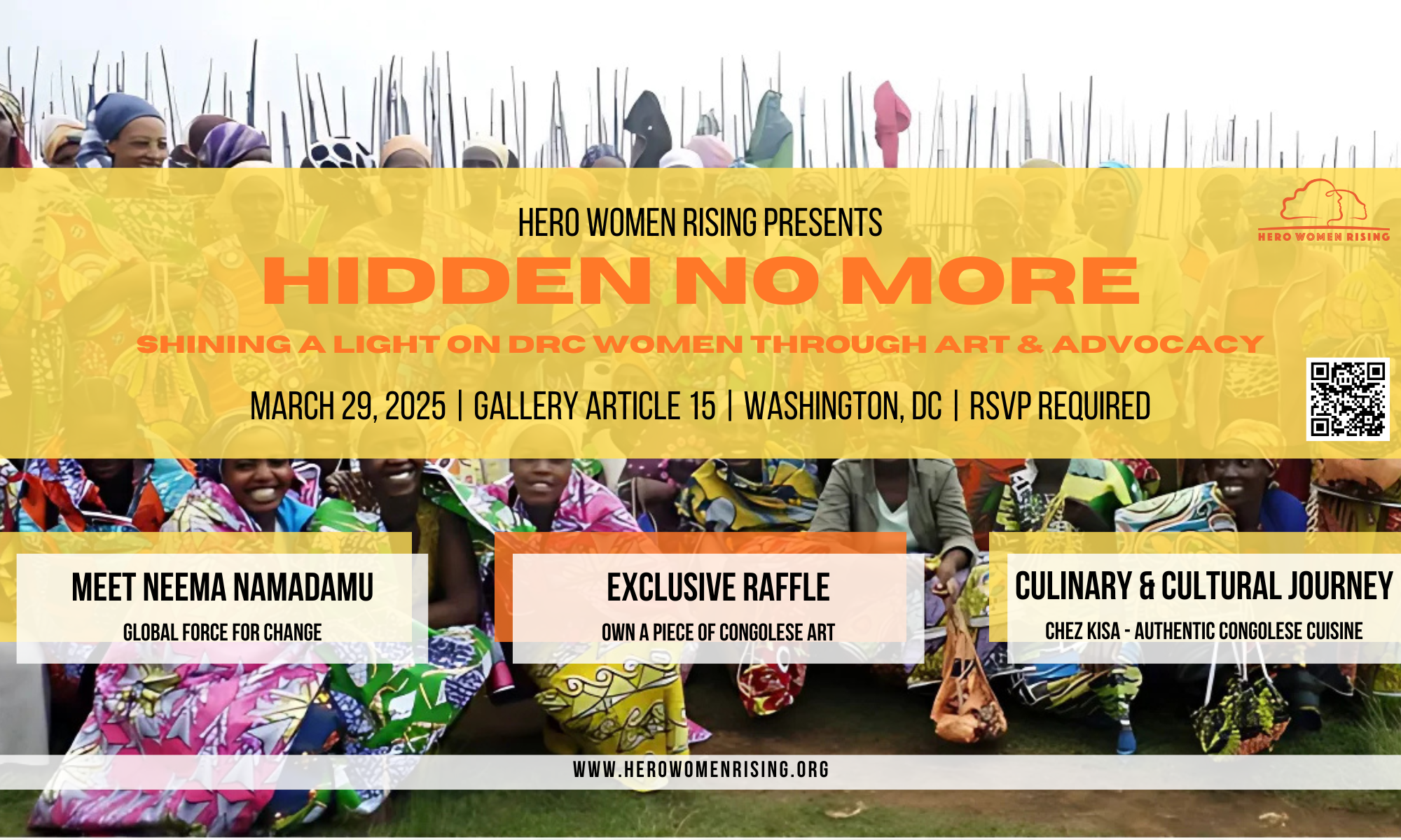 Hidden No More: Shining a Light on DRC Women Through Art & Advocacy background image