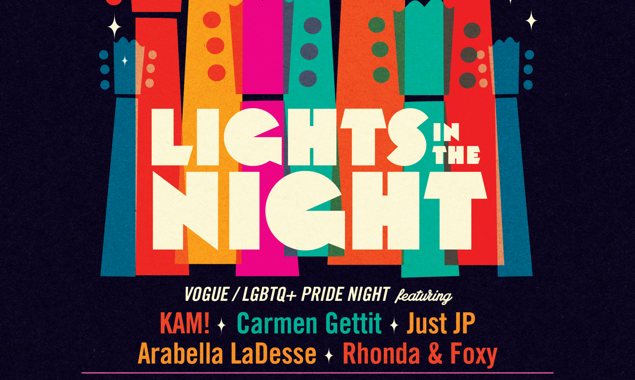 ZUMIX Presents: LIGHTS in the NIGHT: LGBTQ Pride / Vogue Night background image