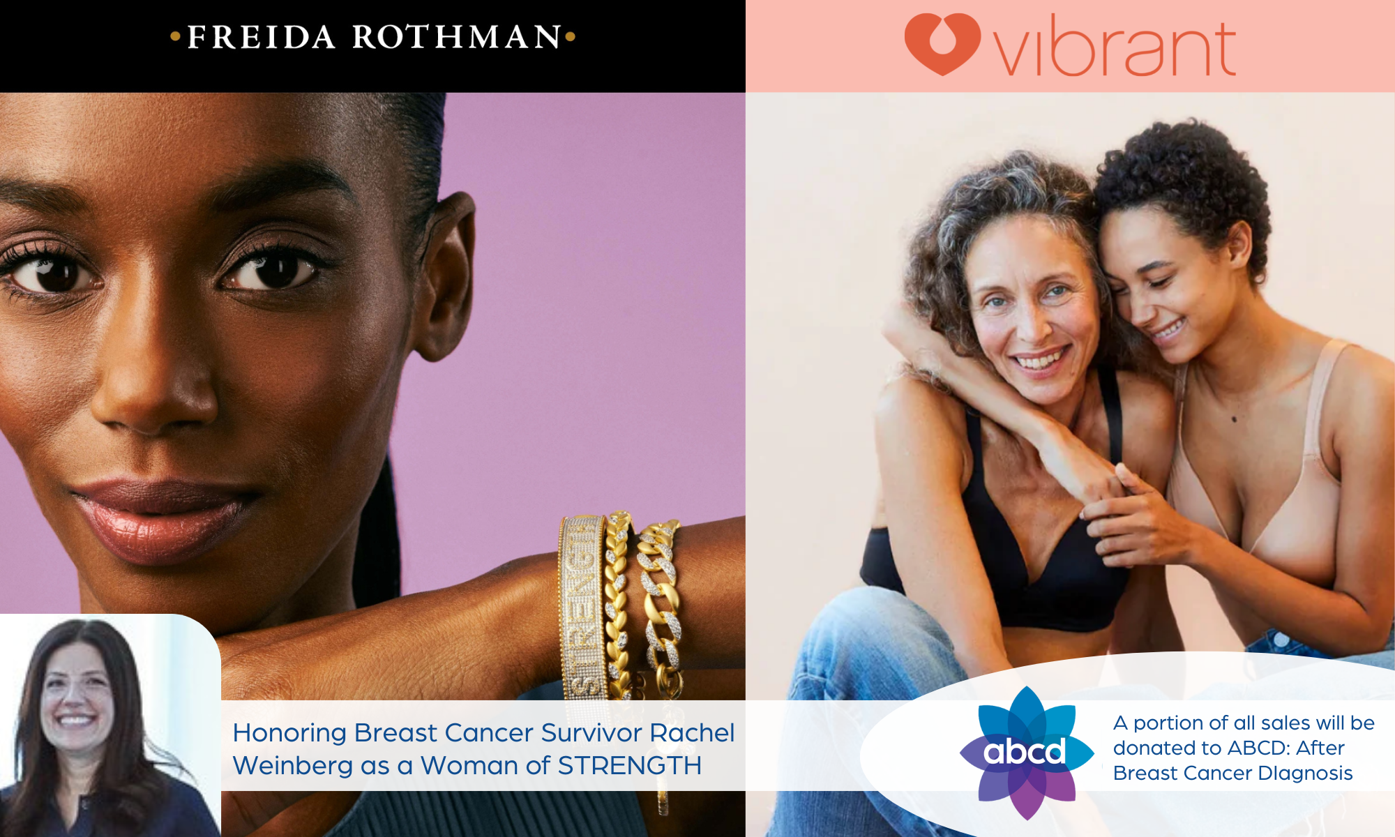 FREIDA ROTHMAN + Vibrant Body Co. Shopping Event 1-3p and 5-7p background image