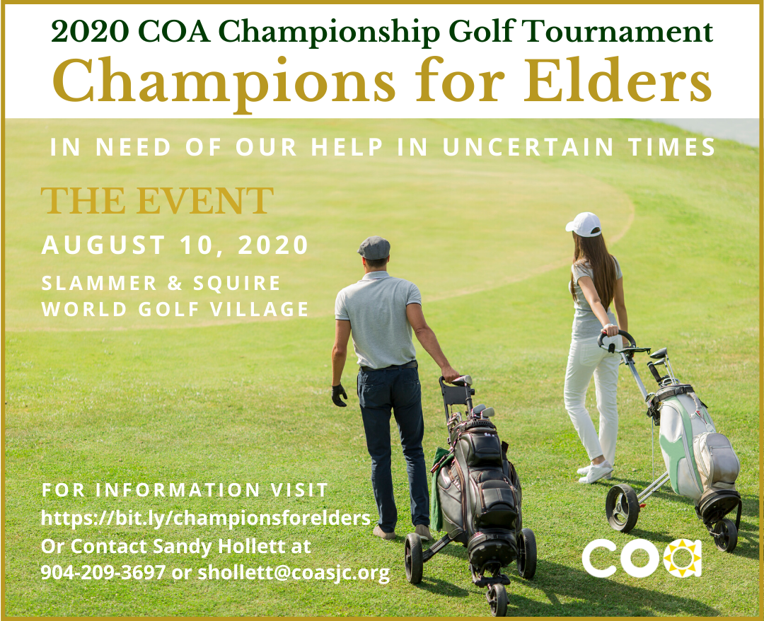 Champions for Elders: COA 17th Annual Championship Golf Tournament & Elder Guard Sponsors background image