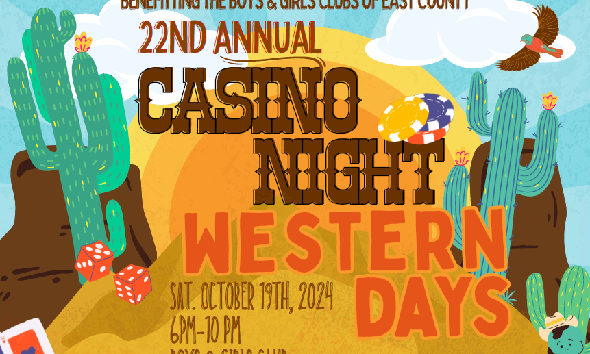2024 Casino Night background image