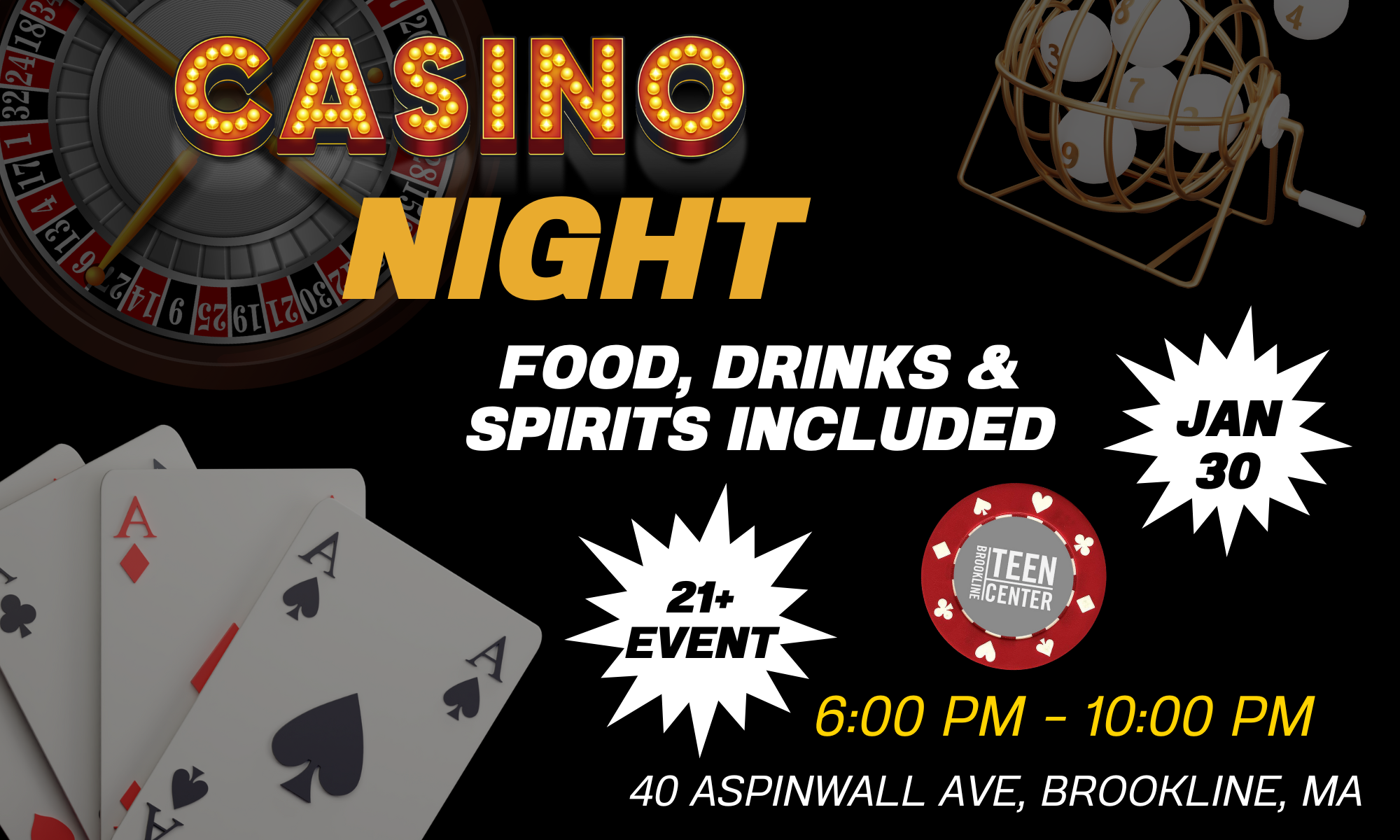 BTC Casino Night 2025 background image