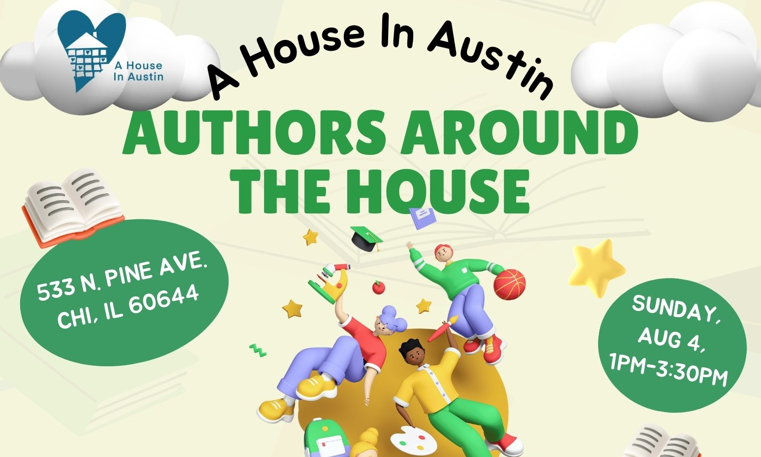 Authors Around the House background image