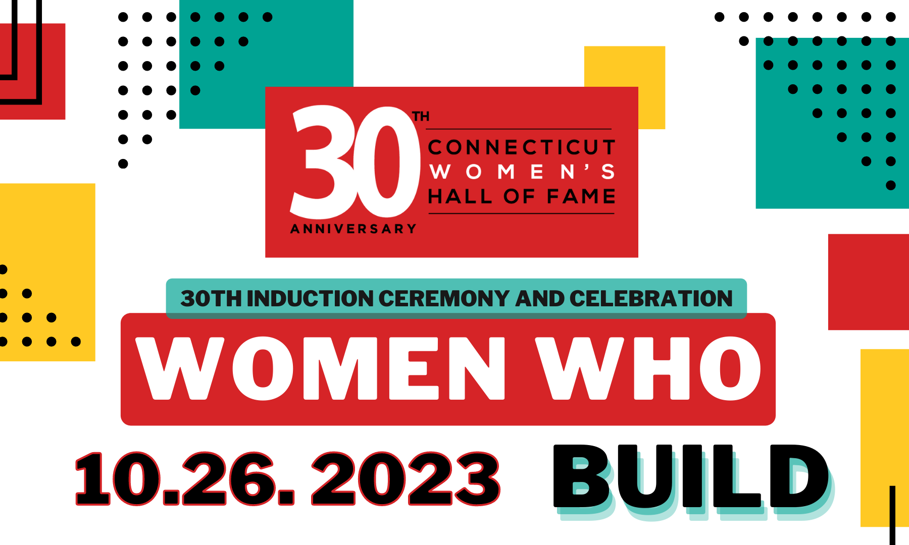 30th Annual Induction Ceremony and Celebration: Women Who Build - Sponsorships background image