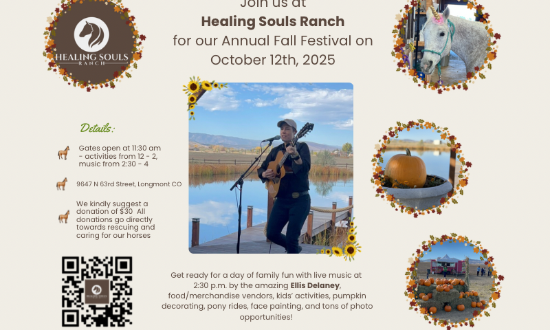 Healing Souls Ranch Annual Fall Festival   background image