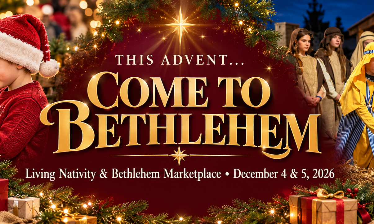 Bethlehem Marketplace and Living Nativity background image