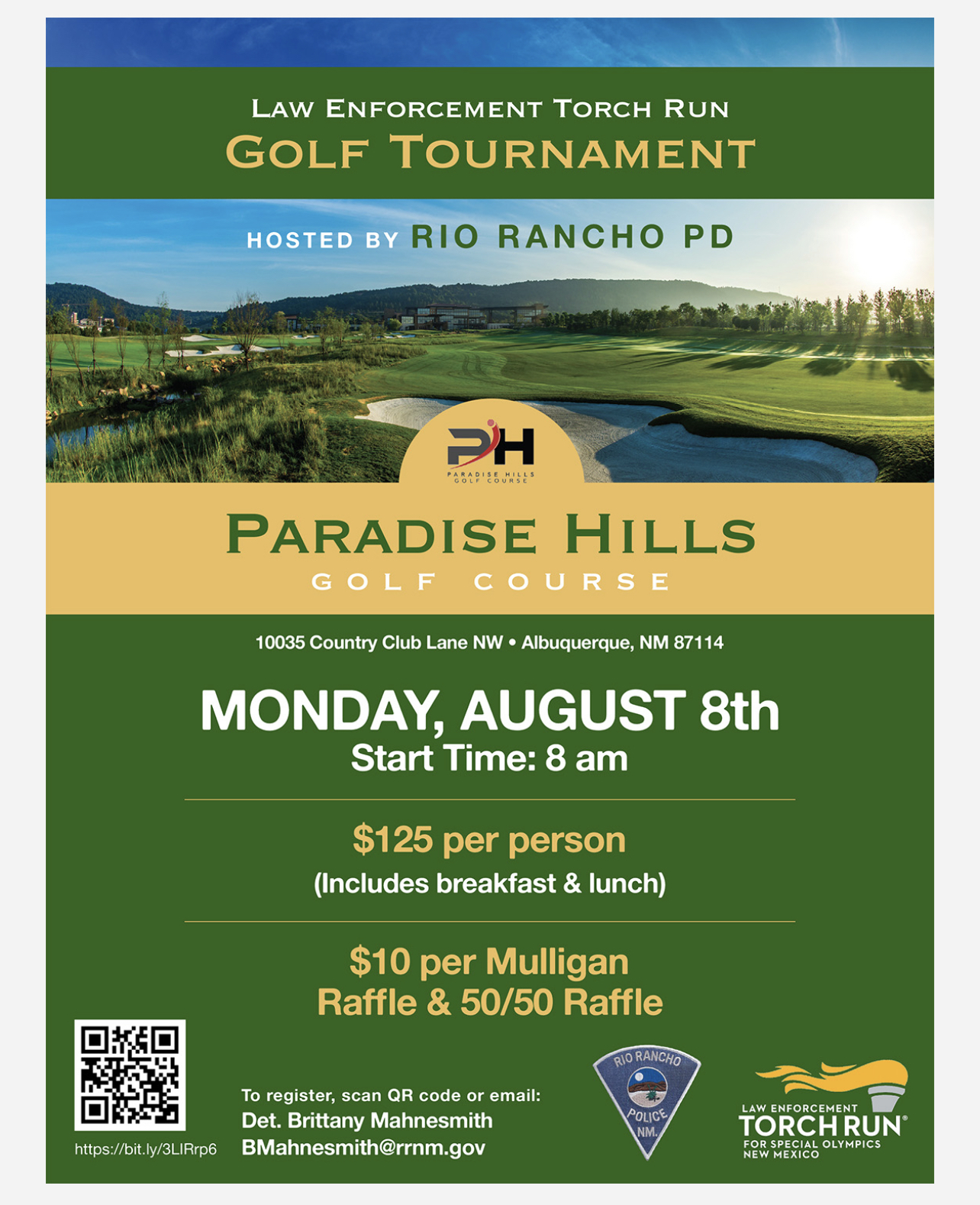 2022 LETR Golf Tournament hosted by Rio Rancho PD by Special Olympics