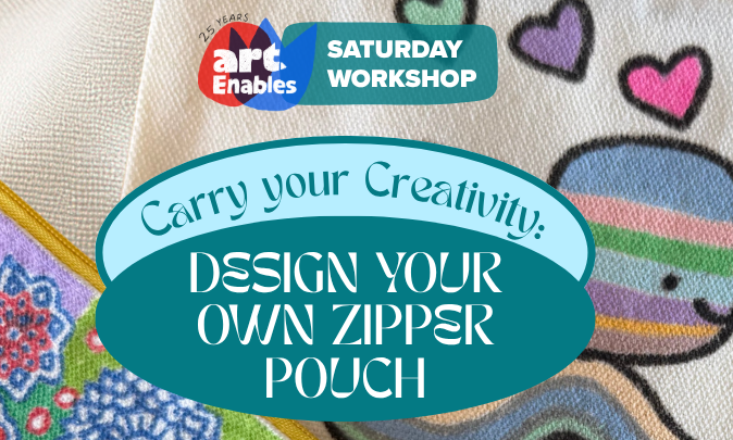 Saturday Workshop: Design Your Own Zipper Pouch background image