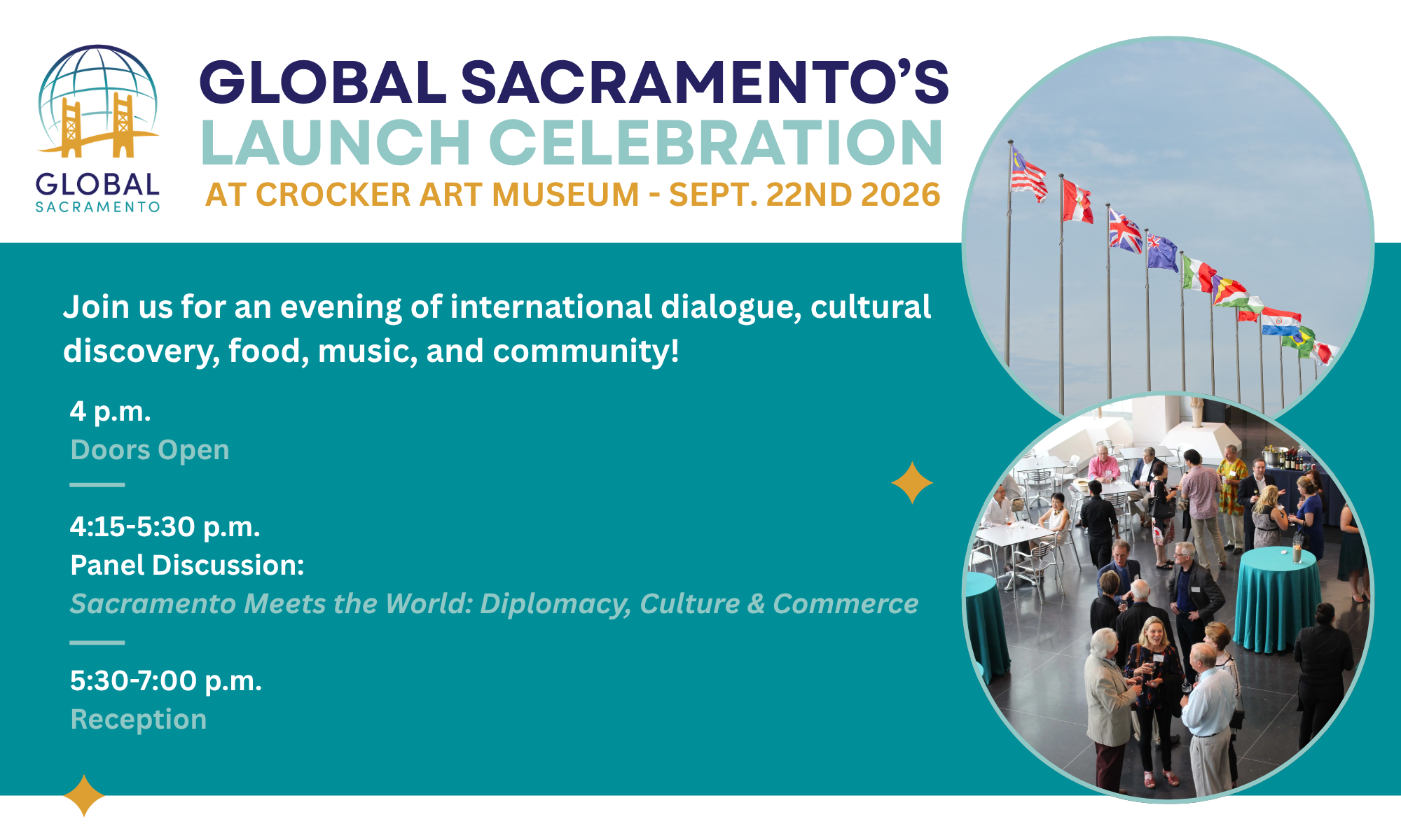 Global Sacramento Launch Celebration background image
