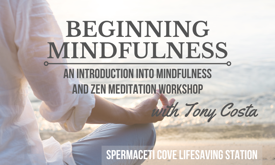 Mindful Meditation with Instructor Tony Costa background image