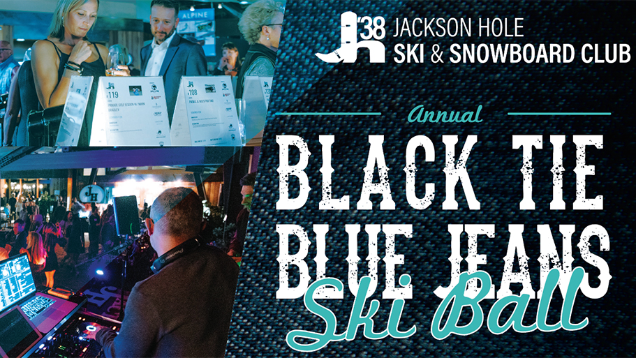 2022 Snake River Brewing Black Tie, Blue Jeans Ski Ball Tickets background image