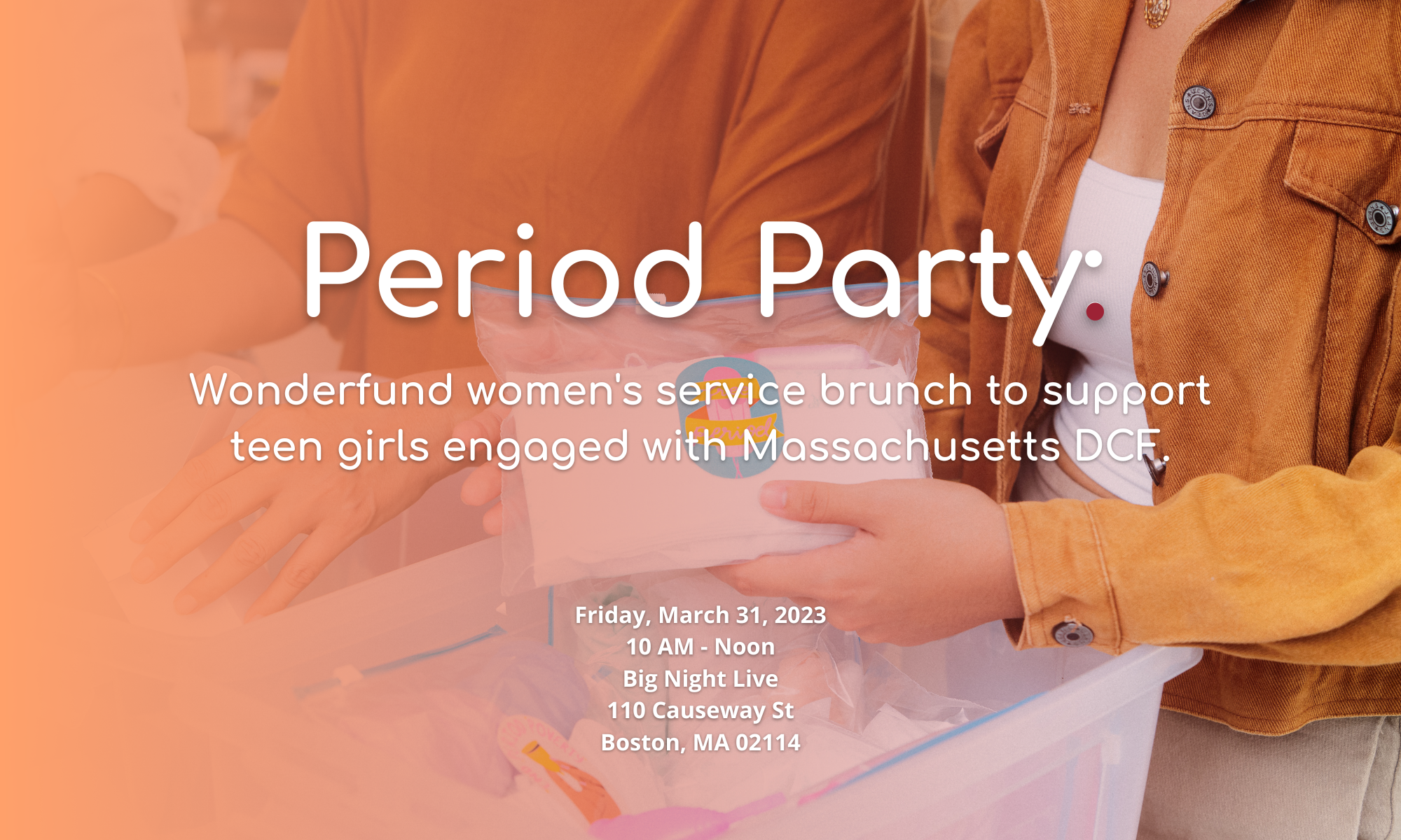 Wonderfund Period Party background image
