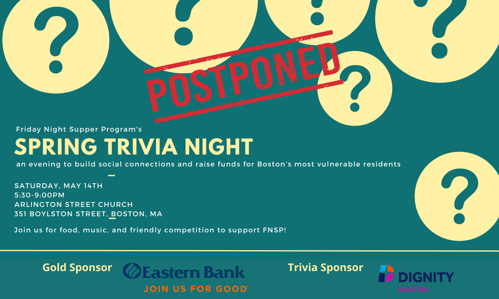 FNSP's Spring Trivia Night background image
