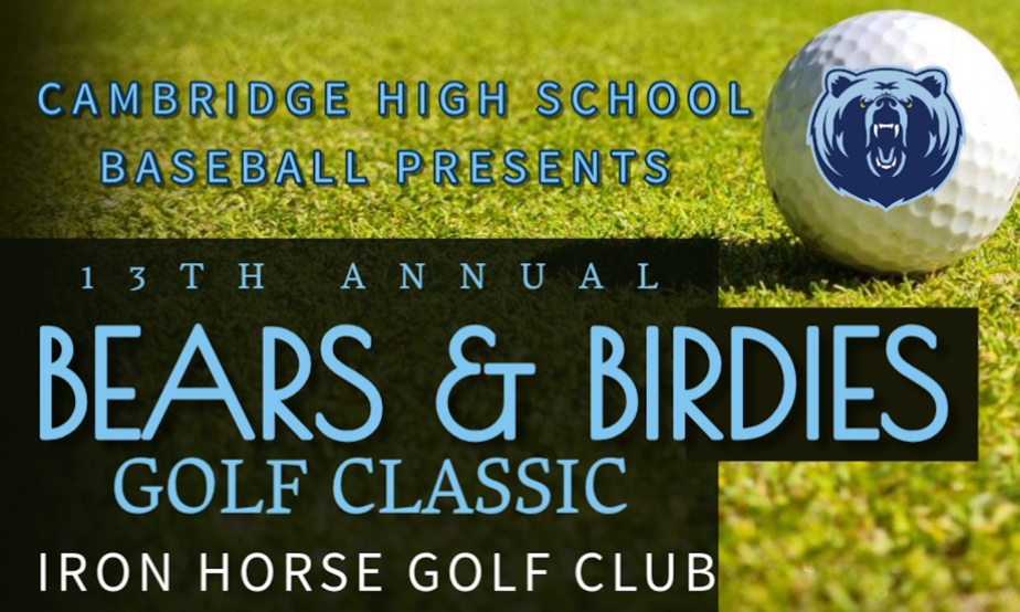 Cambridge High School Baseball's 13th Annual Bears & Birdies Golf Classic background image