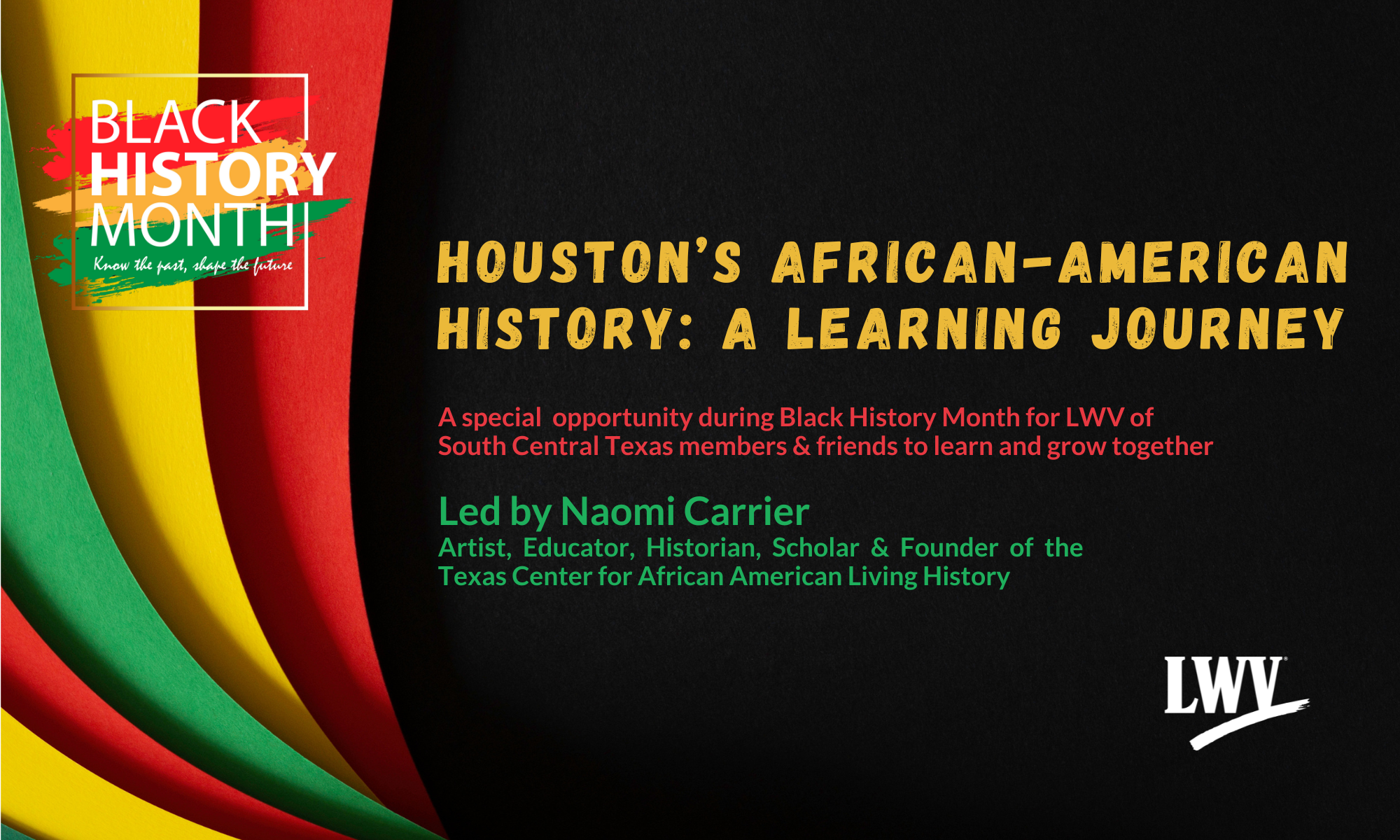 Houston's African-American History: A Learning Journey background image