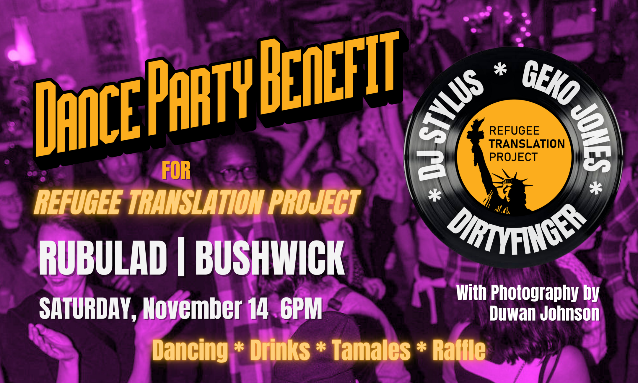 RTP's 2026 Dance Party Raffle!  background image