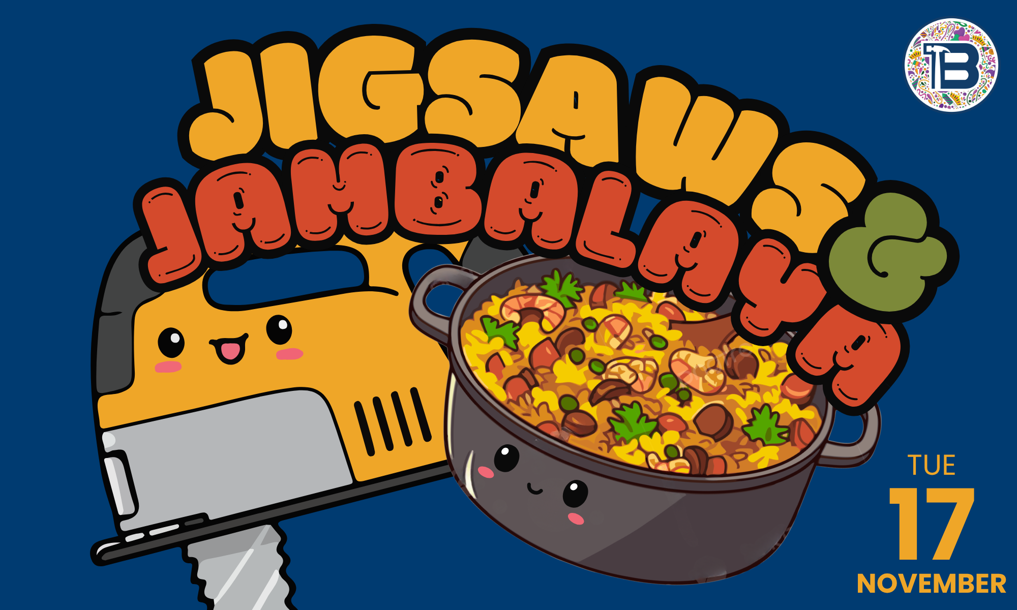 Jigsaws and Jambalaya background image