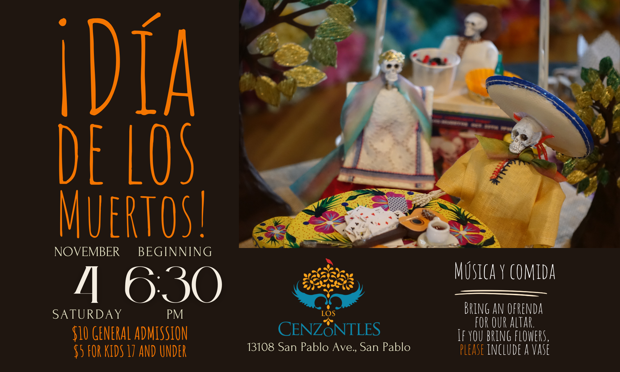 Día de los Muertos 2023 background image