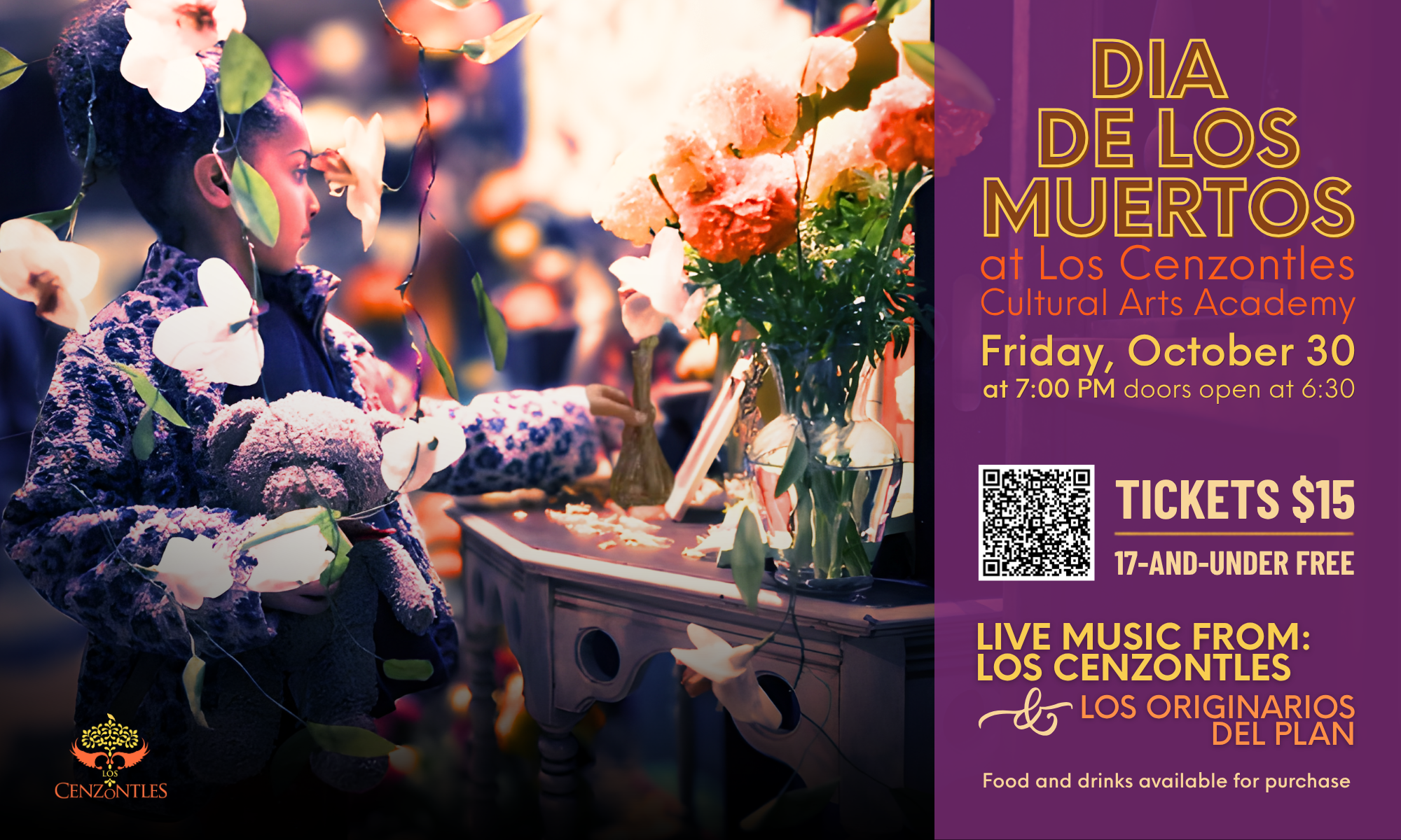 Día de los Muertos at Los Cenzontles background image