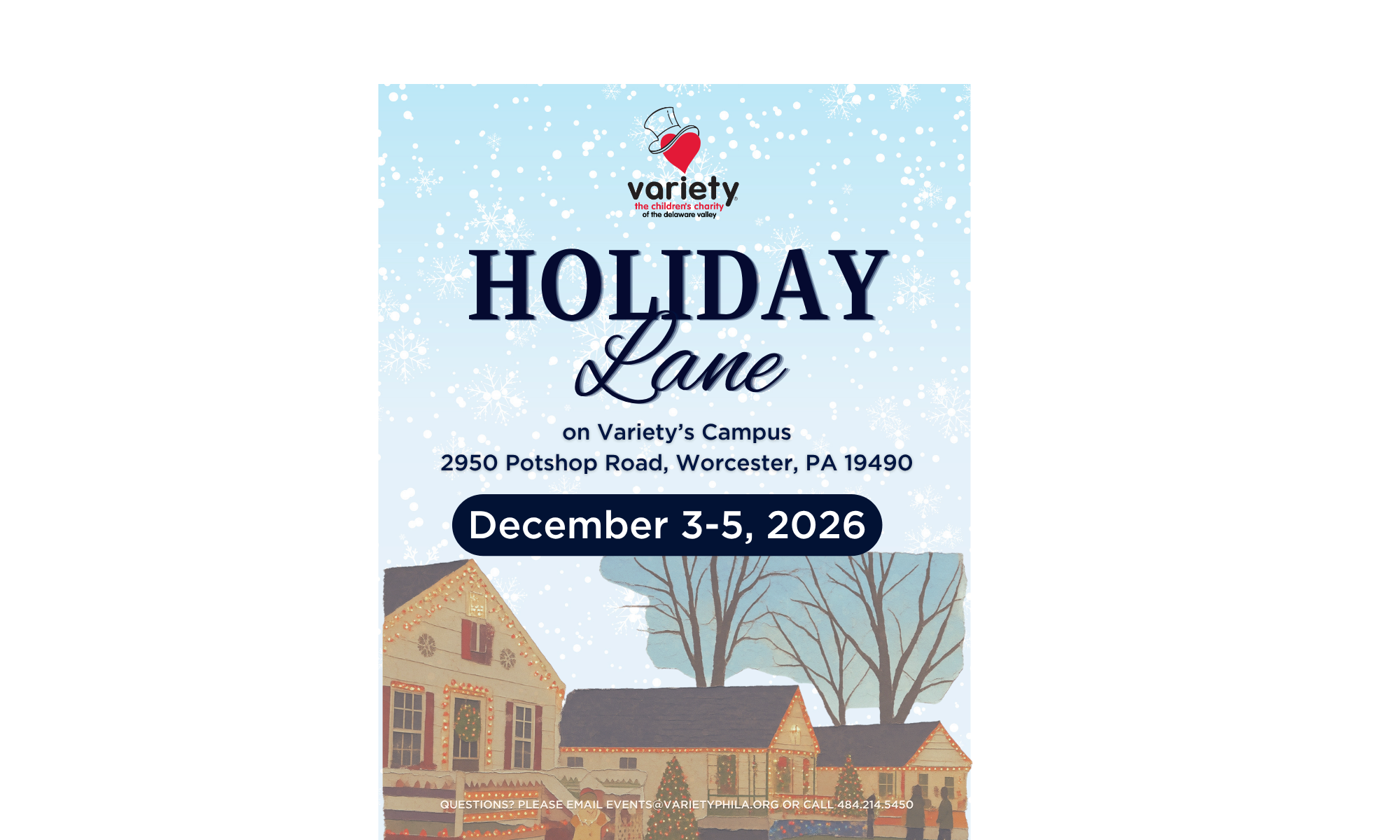 2026 Variety Holiday Lane Tickets background image