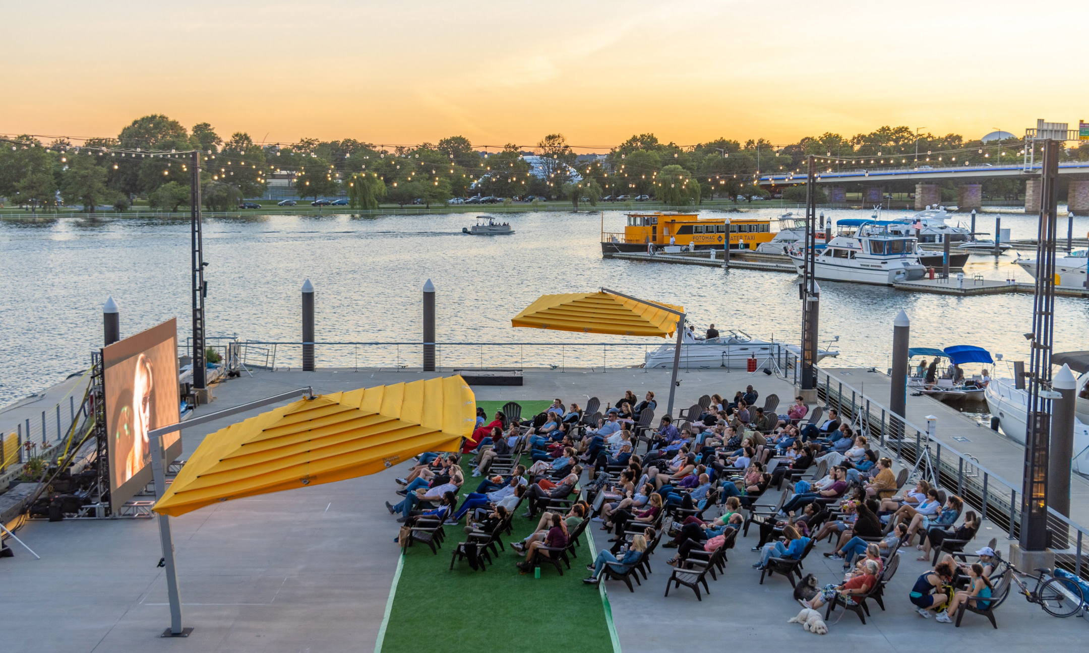 Sunset Cinema at the Wharf - CHOW Takeover background image