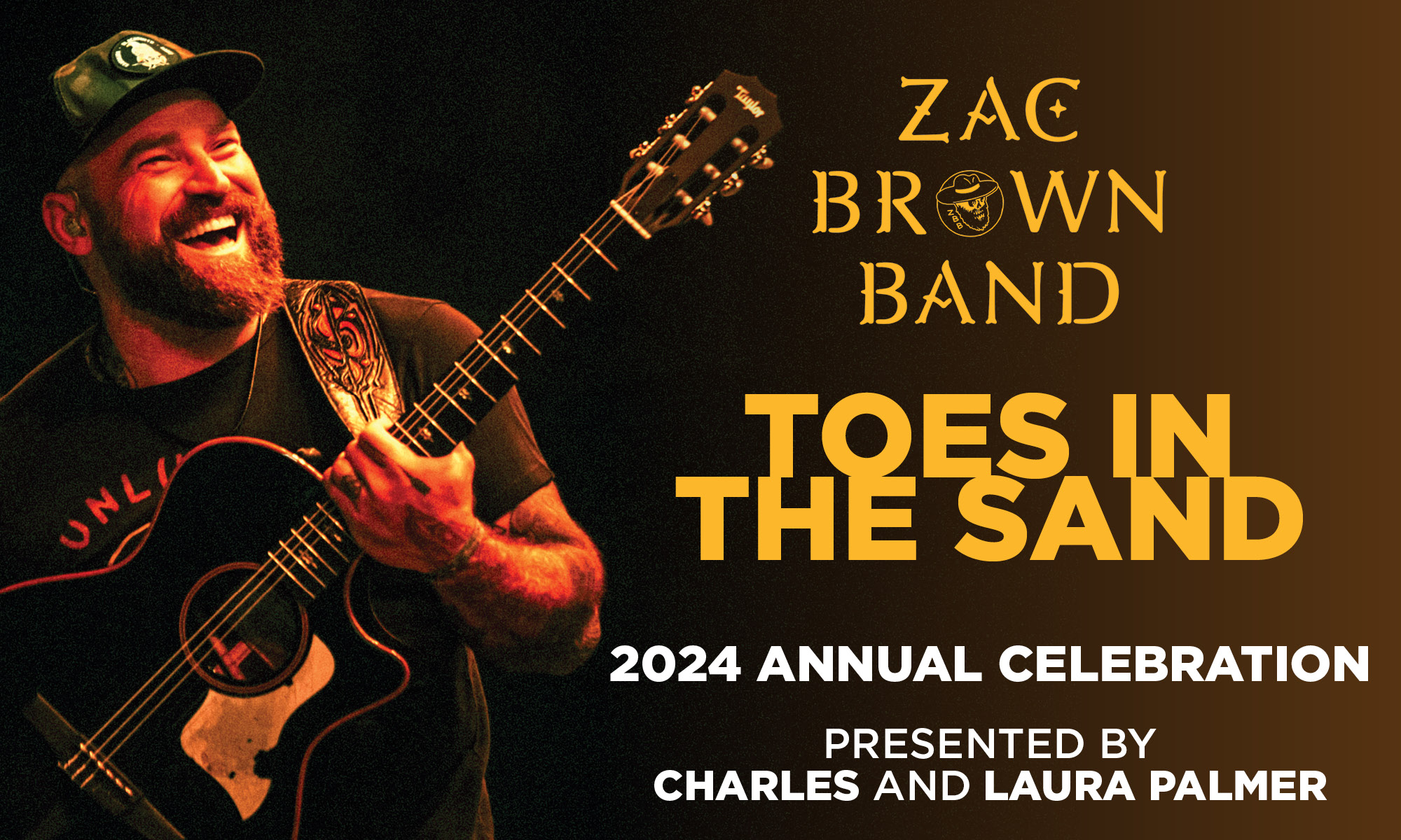 Zac Brown Band - Toes in the Sand - 2024 Annual Celebration background image