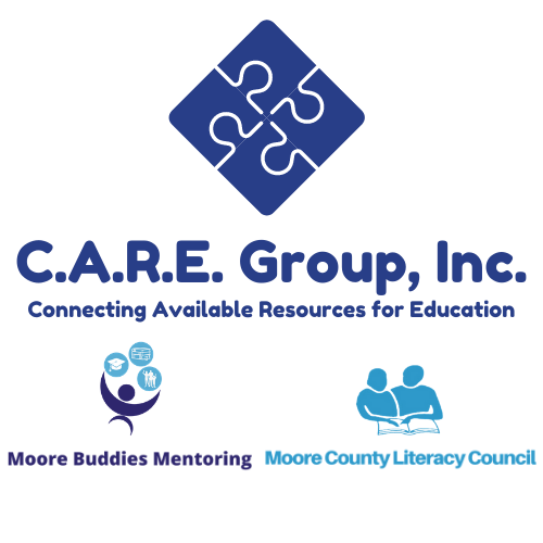 The CARE Group, Inc:      Moore Buddies Mentoring & Moore County Literacy Council logo